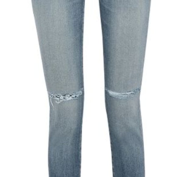 SAINT LAURENT Distressed low-rise skinny jeans - Size 31 - Picture 7 of 10